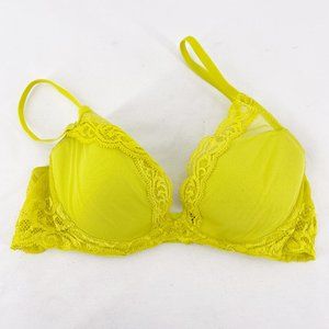 NATORI Feathers Plunge Contour Bra Neon Yellow 34B